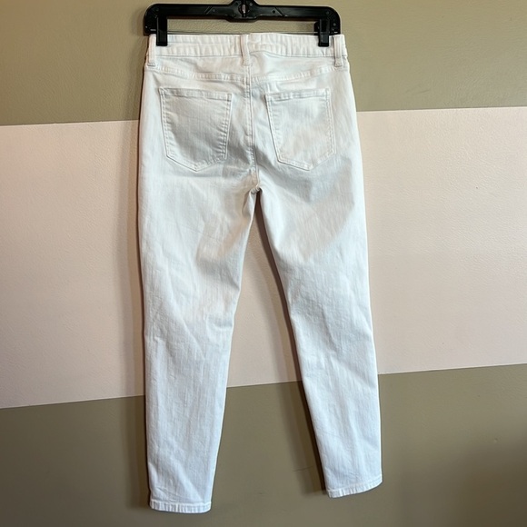 Pistola High Rise Distressed White Skinny Jeans 27 - Picture 10 of 10